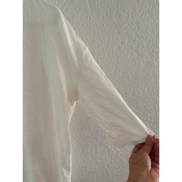 Frank and Eileen Tee Lab Classic White Tshirt Fit Scoop Neck Large $160 - Picture 3 of 7